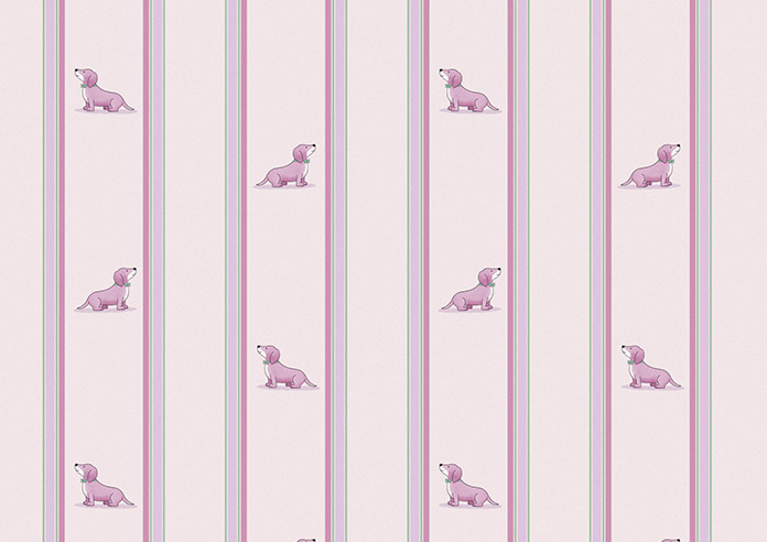 Dasching About, Sausage Stripe Princess - Roman Blind - Image 7